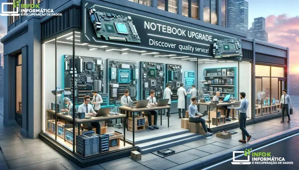 Loja de informática para upgrade de notebook em Laranjeiras: descubra já